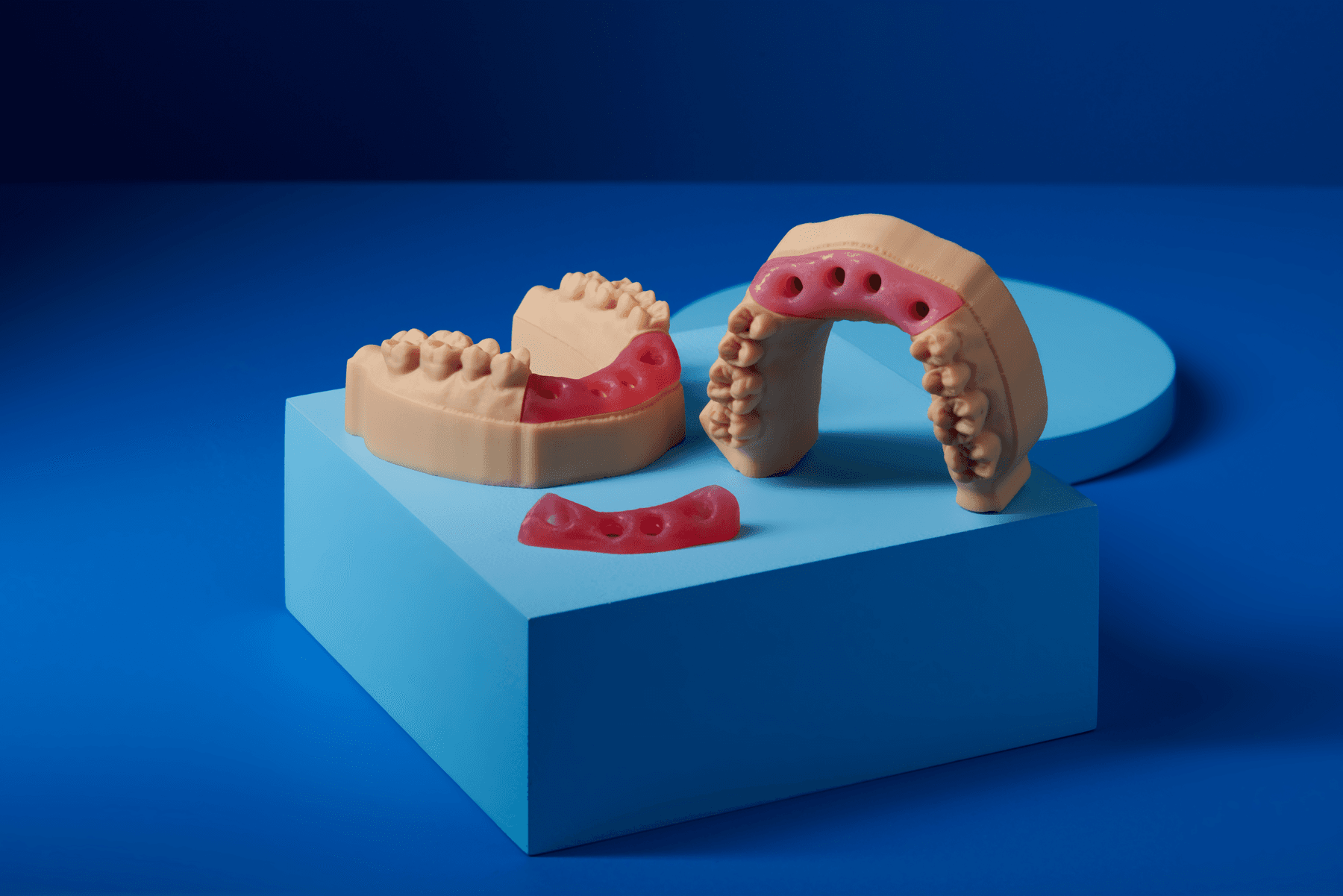Weichgewebe mit Dentalmodellen