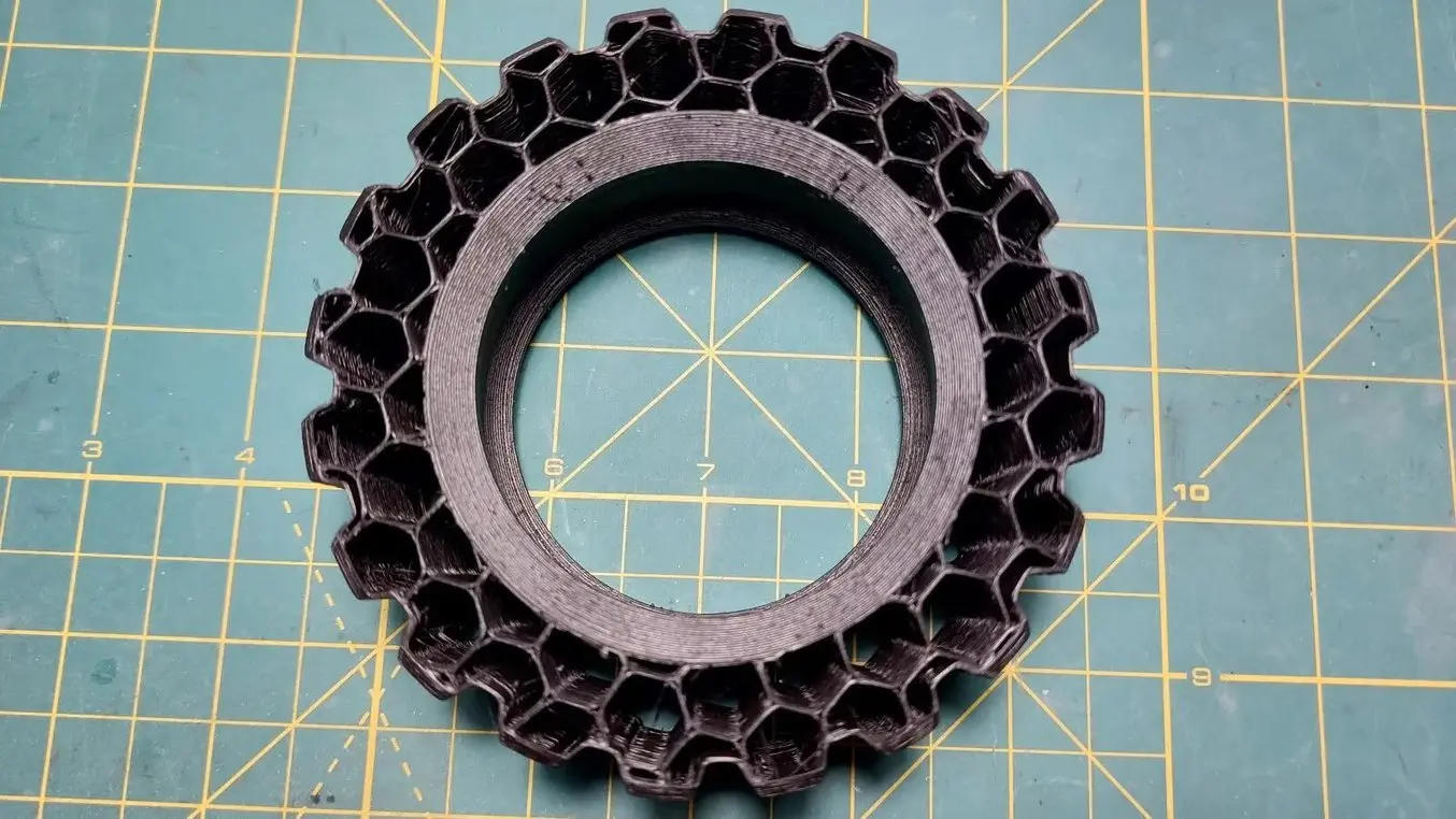 flexible fdm print - a tire