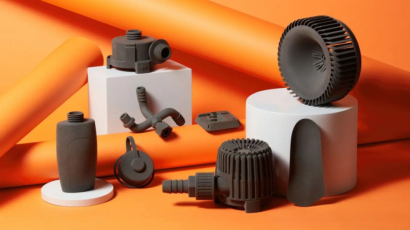 Parti stampate in 3D in polipropilene