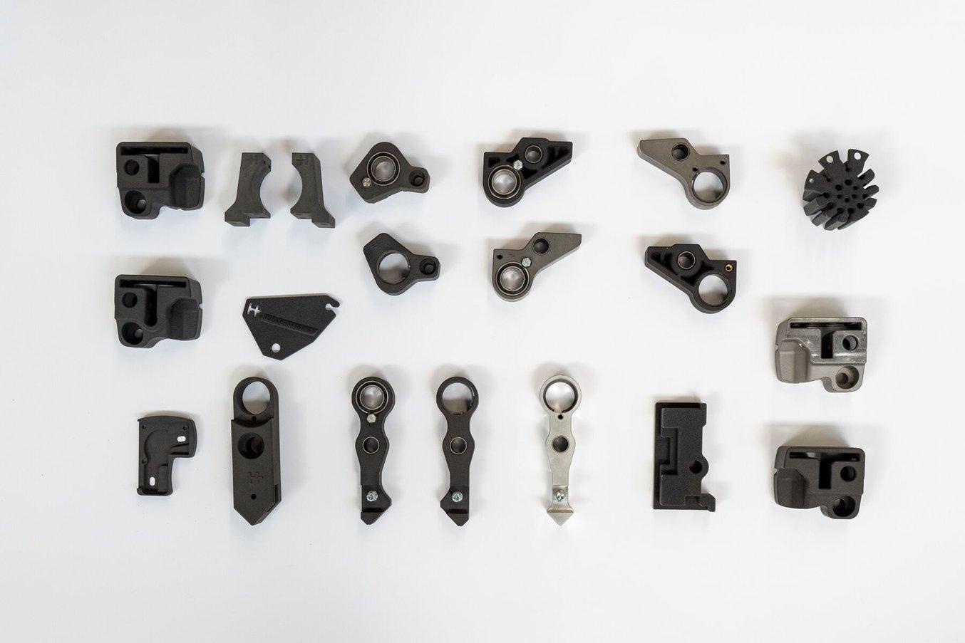 HEIDELBERG utiliza piezas impresas en 3D se utilizan para una amplia gama de aplicaciones, que incluyen piezas ligeras para robots y piezas de recambio para componentes de máquinas que antes se fabricaban con acero.