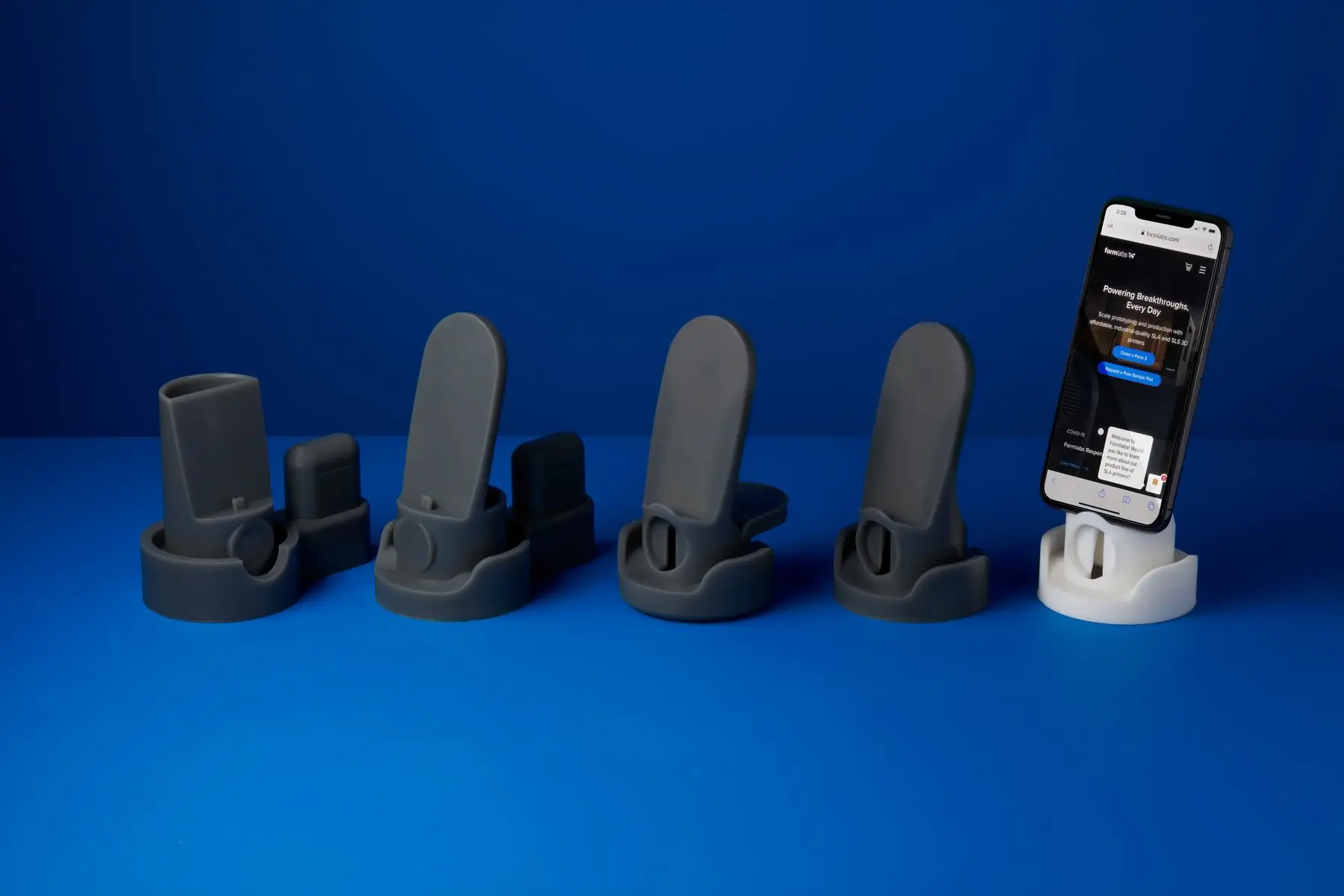 Pièces imprimées en 3D avec Draft Resin V4 sur l'imprimante 3D SLA Form 3+