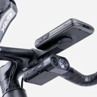 SLS 3D printed bike handlebars mounted phone component by ARTNOVA