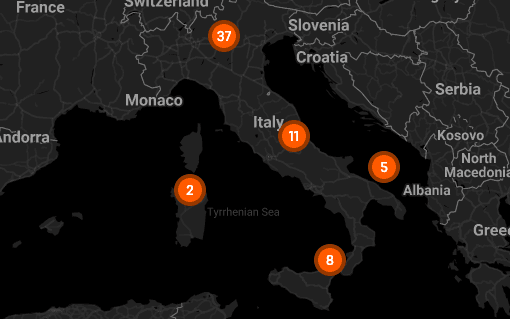 Mappa dell'Italia
