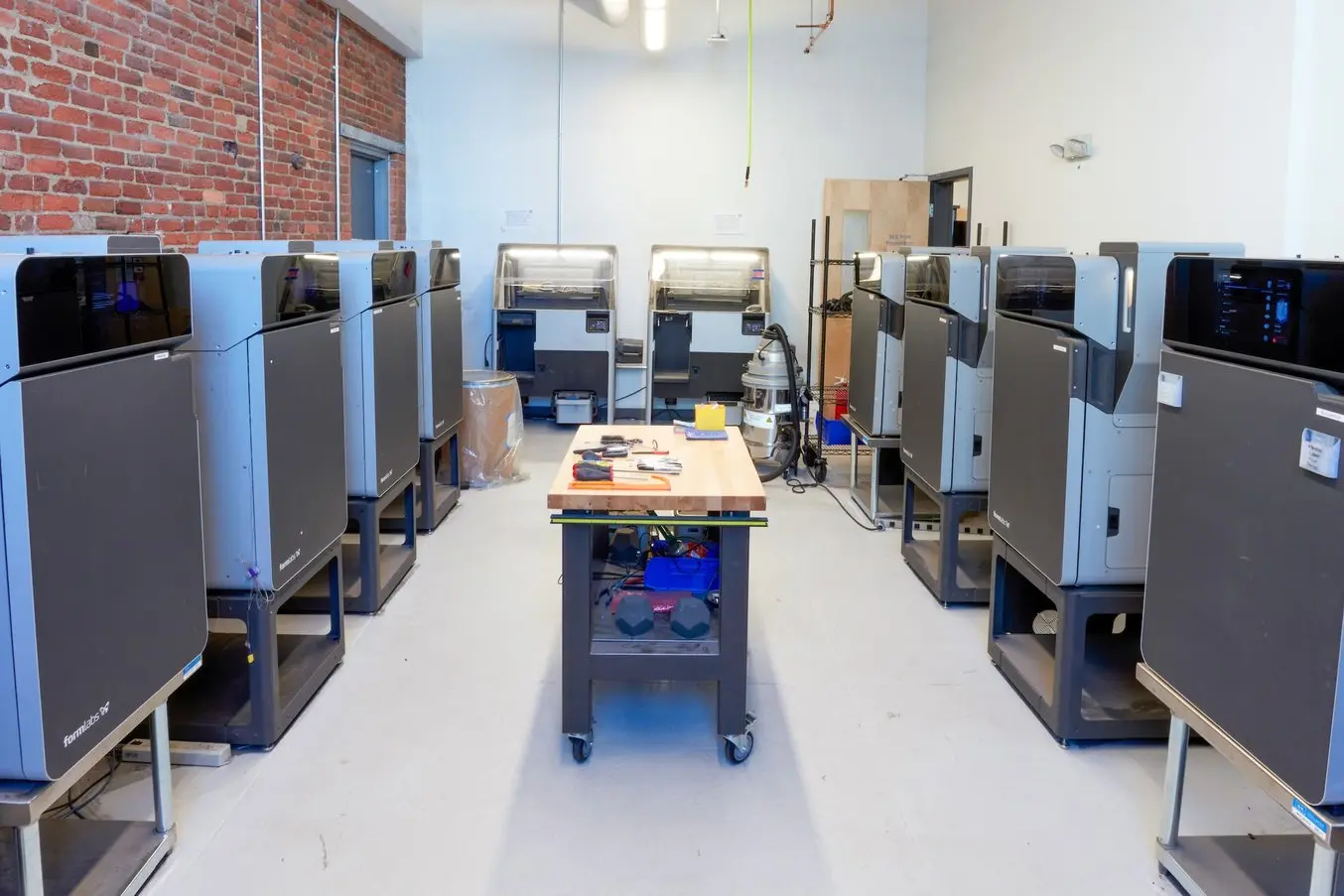 fleet of sls printers