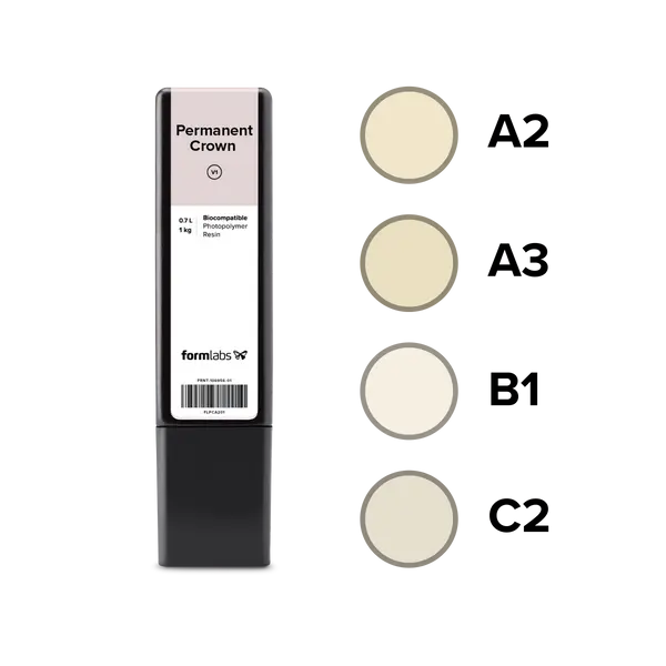 Permanent Crown Resin 1kg (0.7 L)